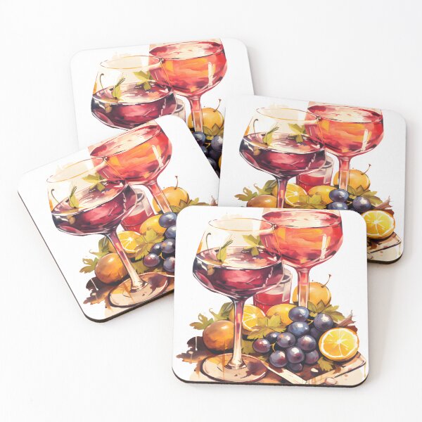 Item preview, Artistic Wine and Cocktails designed and sold by KandaShopTH.