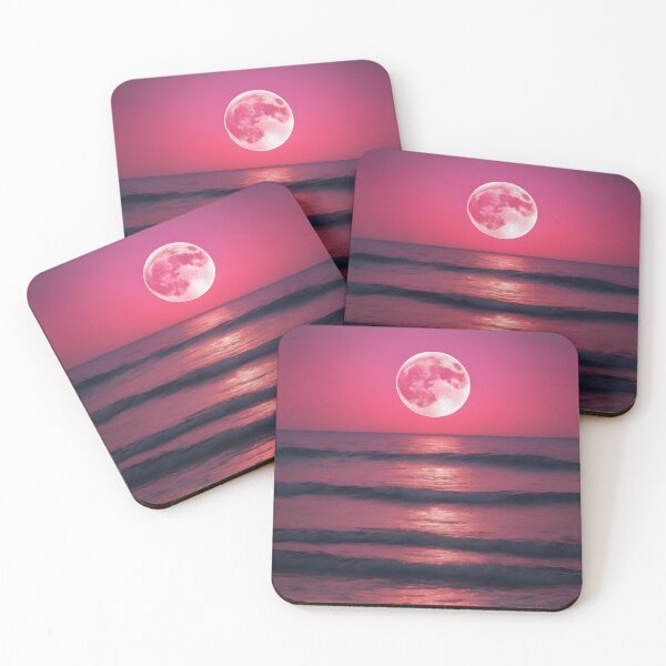 Item preview, Blood Moon over the Ocean designed and sold by Geek-Girl-Art.