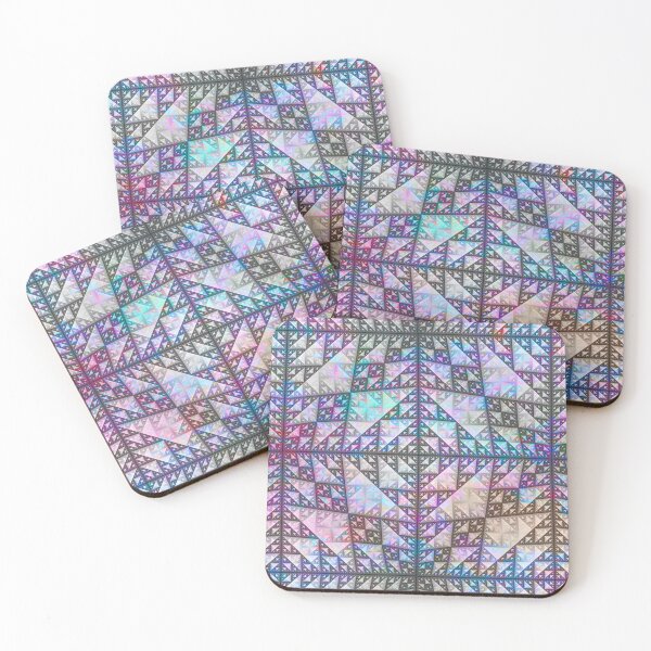 Item preview, Rainbow Triangle Fractal Pattern designed and sold by Ashley's Art Shoppe.