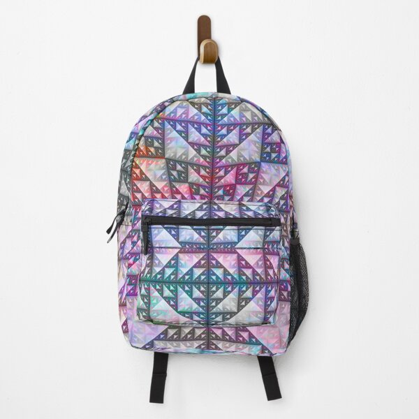 Item preview, Rainbow Triangle Fractal Pattern designed and sold by Ashley's Art Shoppe.