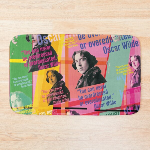 Item preview, Oscar Wilde quote, education, fashion designed and sold by Mauswohn.