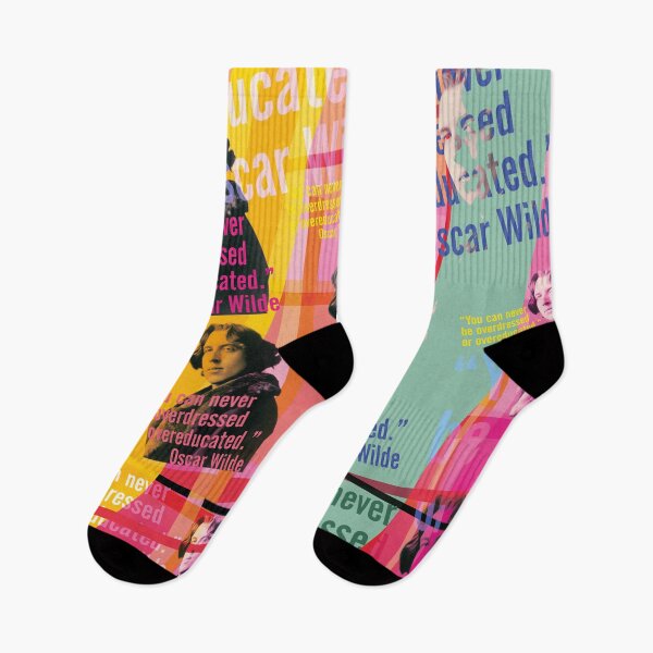 Item preview, Oscar Wilde quote, education, fashion designed and sold by Mauswohn.