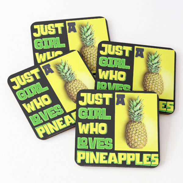 Item preview, Just a Girl Who Loves Pineapples designed and sold by csoDesign.