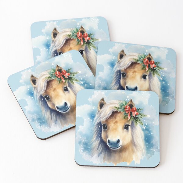 Item preview, Cute Shetland pony Christmas bow designed and sold by LorrieBee.