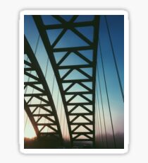 purple sky Sticker