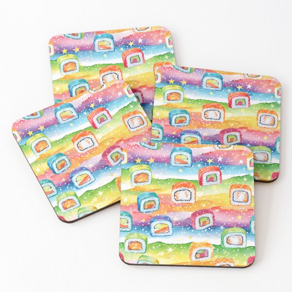 Item preview, Rainbows and Sushi Rolls designed and sold by craftyvixenart.