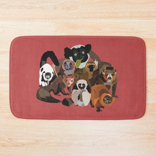 Item preview, L is for Lemur, Lemur Illustration – Charming Madagascar Primate Art for Wildlife Lovers designed and sold by PrettylittlepastelUk.