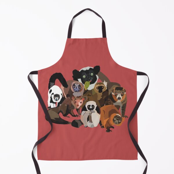Item preview, L is for Lemur, Lemur Illustration – Charming Madagascar Primate Art for Wildlife Lovers designed and sold by PrettylittlepastelUk.