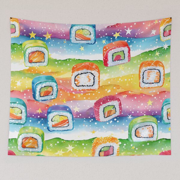 Item preview, Rainbows and Sushi Rolls designed and sold by craftyvixenart.