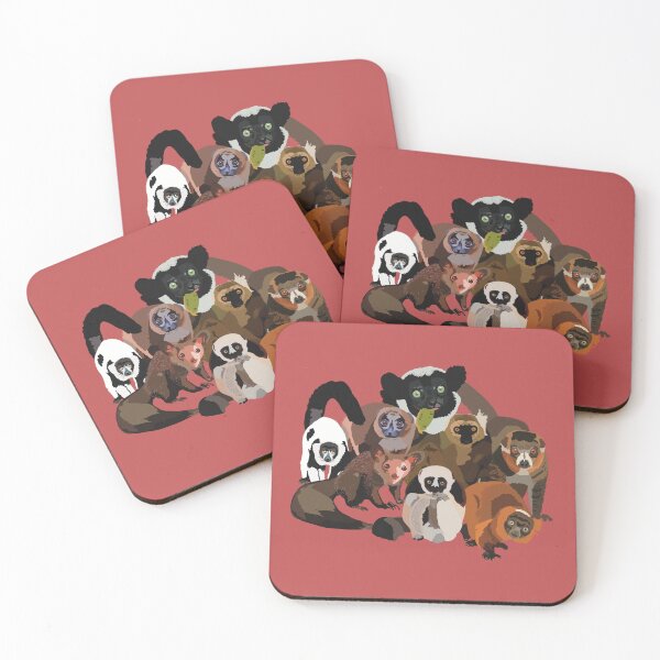 Item preview, L is for Lemur, Lemur Illustration – Charming Madagascar Primate Art for Wildlife Lovers designed and sold by PrettylittlepastelUk.