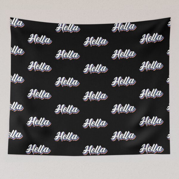 Item preview, Hella retro txt designed and sold by Krissys-Art.