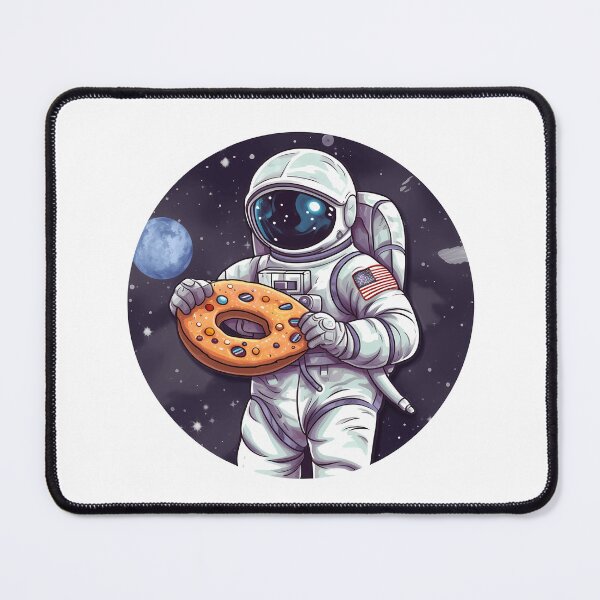 Item preview, Astronaut Holding Donut designed and sold by KD Merch.