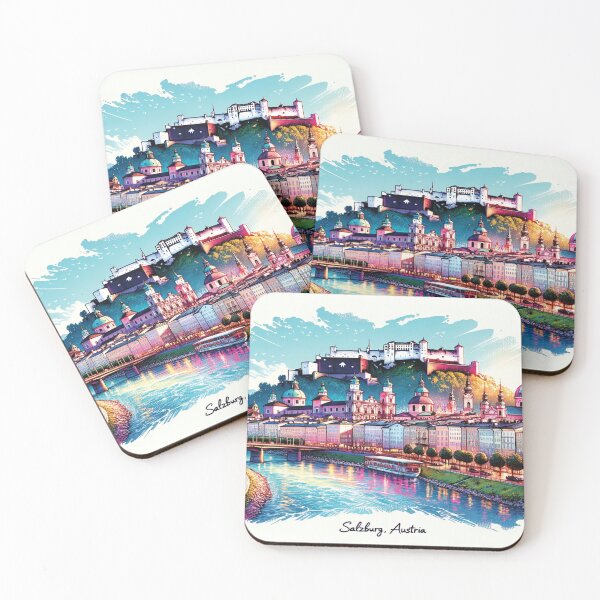 Item preview, Radiant Dawn over Salzburg designed and sold by Era-of-Traveler.