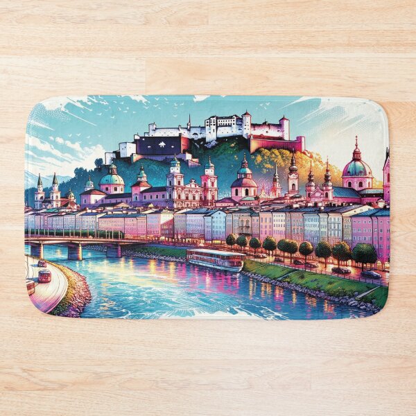 Item preview, Radiant Dawn over Salzburg designed and sold by Era-of-Traveler.