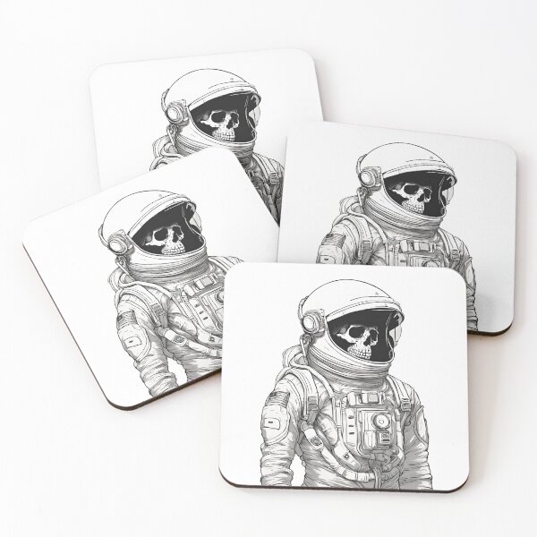 Aperçu de l'œuvre Squelette d'astronaute créée et vendue par INSOMNIAC101.