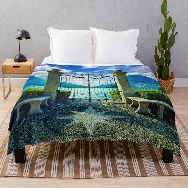 Item preview, The Garden Gate - Lake Lugano, Switzerland designed and sold by Kathy Weaver.