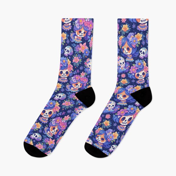 Item preview,  Skulls and flowers designed and sold by agustindesigner.