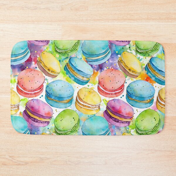 Item preview, Watercolor Rainbow Macarons designed and sold by craftyvixenart.