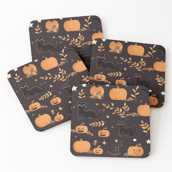 Item preview, Cats and pumpkins designed and sold by agustindesigner.