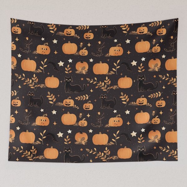 Item preview, Cats and pumpkins designed and sold by agustindesigner.