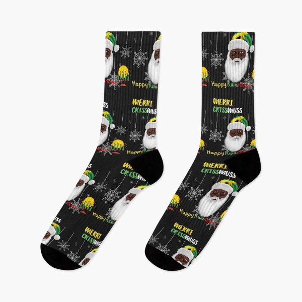 Item preview, Funny Black Jamaican Santa, Merri Crissmuss in Jamaican Patois, Kwanzaa blessings designed and sold by Right-UR.