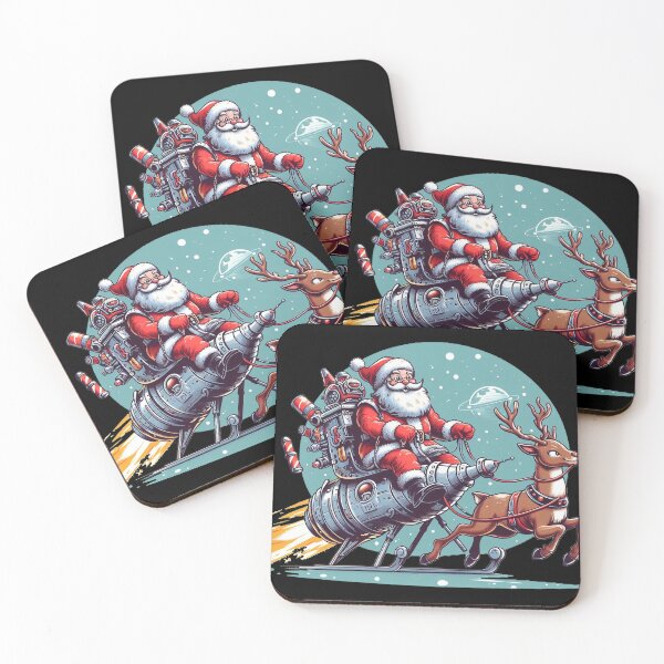 Item preview, Santa’s Rocket Sleigh outer space design spalaxy designed and sold by SpaLaxy Store.