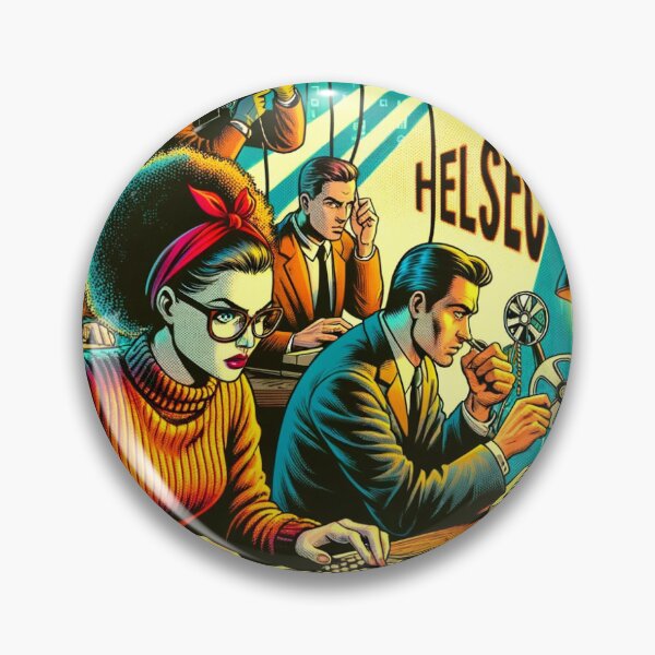 Item preview, Retro Hackathon: HELSEC's Projector of Prowess designed and sold by DataDrawnDoodle.