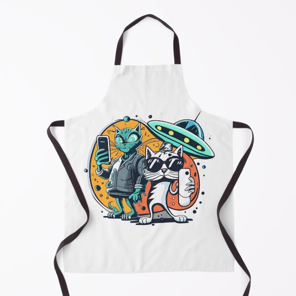 Item preview, Cat ufo selfie designed and sold by HappyExpression.