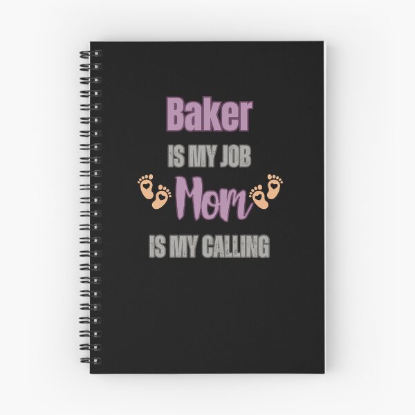 Item preview, Baker Is My Job, Mom Is My Calling.  designed and sold by WenegeeDesigns.