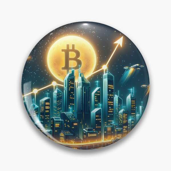 Item preview, Bitcoin Metropolis Ascent designed and sold by Ultraviolet1337.