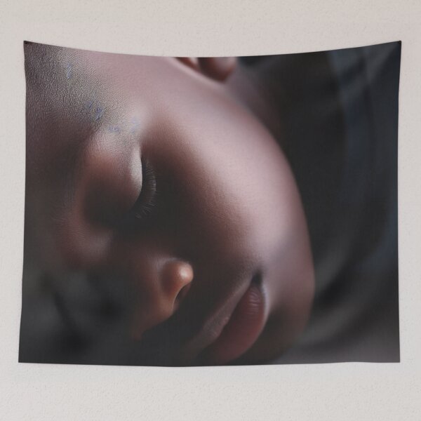 Item preview, Black boy sleeping designed and sold by Rectoryprint.