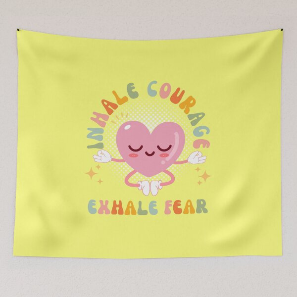 Item preview, Inhale Courage Exhale Fear designed and sold by ohappidayz.