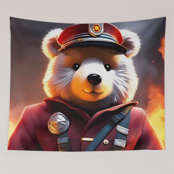 Item preview, Teddy as a Fireman designed and sold by Colin Bentham.