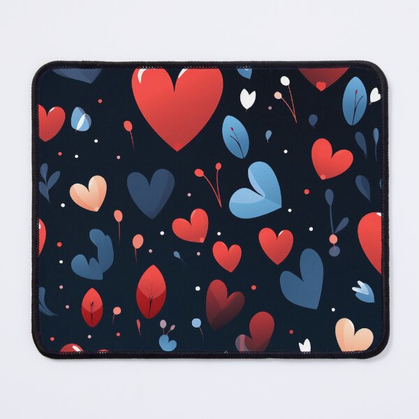 Item preview, Christmas Patterns - Colorful Christmas hearts designed and sold by Master-Print.