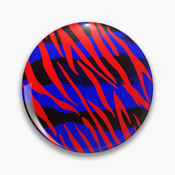 Item preview, Animal Stripes Pattern Red And Blue designed and sold by PritchBlack.