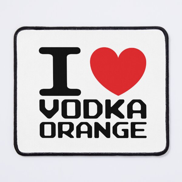 Item preview, I love Vodk orange designed and sold by gabrielcolete.