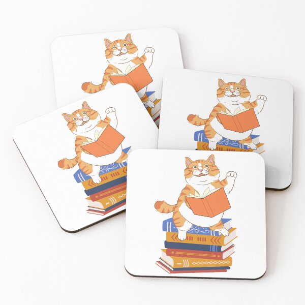 Item preview, Cat Reading designed and sold by Inspirely.