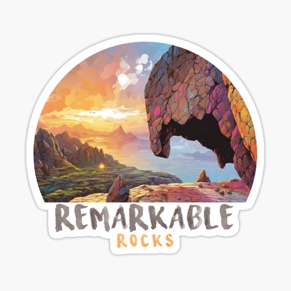 Item preview, Remarkable Rocks designed and sold by Linbo Shop.