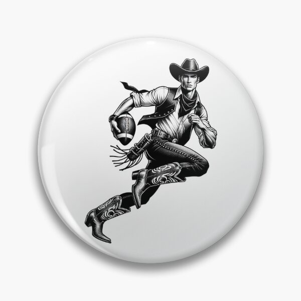Item preview, Funny CowboysCity Football Sticker designed and sold by aetherAI.