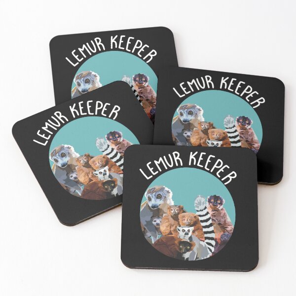 Item preview, L is for Lemur Keeper, Lemur Keeper – Wildlife Carer Design for Zookeepers and Animal Lovers designed and sold by PrettylittlepastelUk.