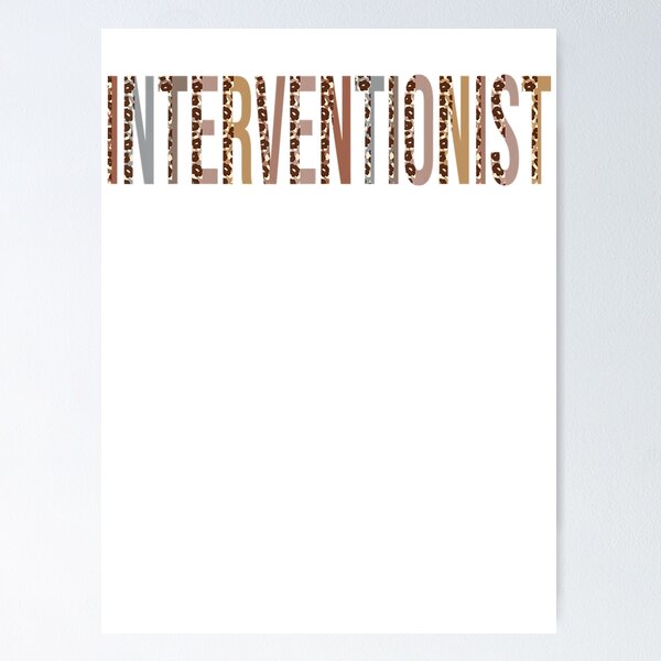 Item preview, Leopard Interventionist Supplies Funny Back to School designed and sold by CupcakeNieves.