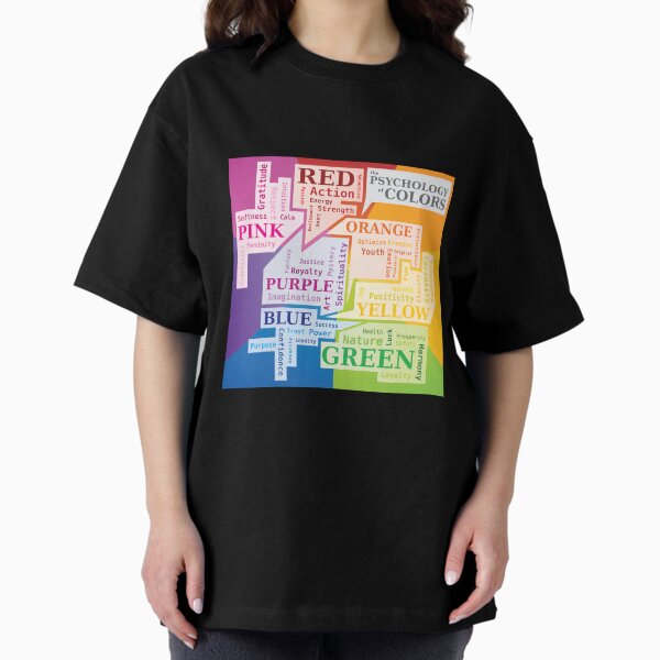 Item preview, Color Psychology Illustration Word Cloud in the Form of Dialog Boxes Correspondence of Colors and Meanings designed and sold by InfinityDsigns.
