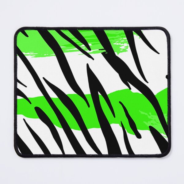 Item preview, Animal Stripes Pattern Green White Black designed and sold by PritchBlack.