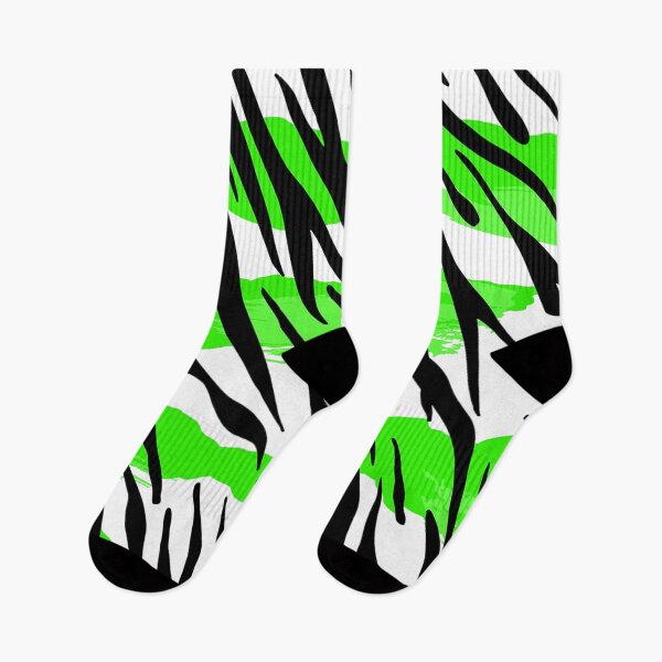 Item preview, Animal Stripes Pattern Green White Black designed and sold by PritchBlack.