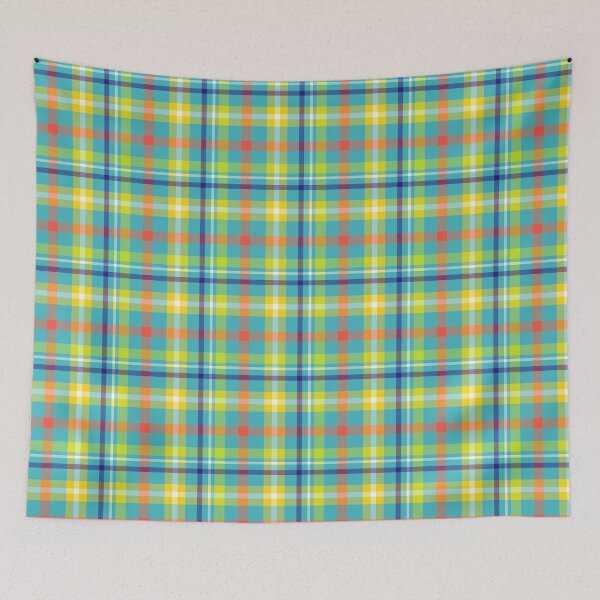 Item preview, Colorful Plaid Art designed and sold by Ayesha Saleem.