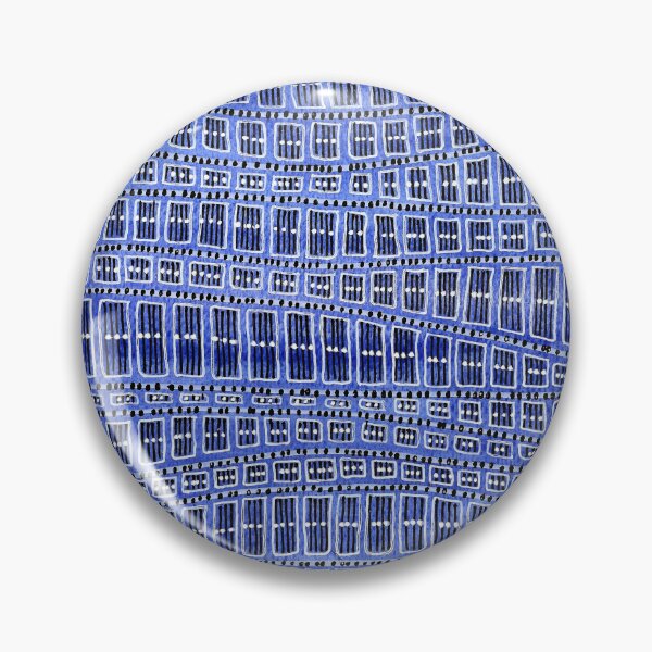 Item preview, Blue pattern designed and sold by InspiringLines.