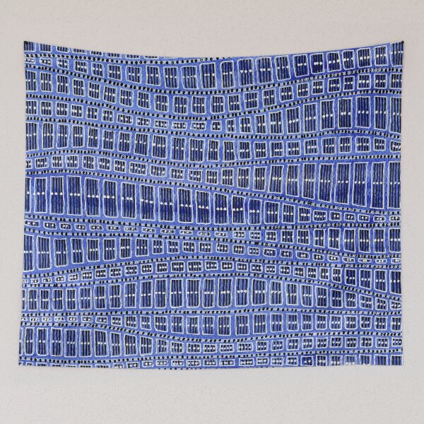 Item preview, Blue pattern designed and sold by InspiringLines.