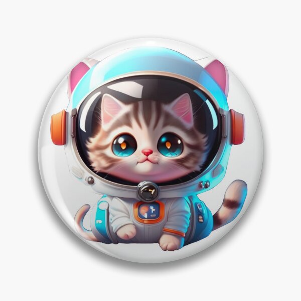 Item preview, cat astronaut designed and sold by momomi123.