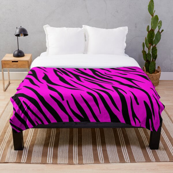 Artikelvorschau, Animal Stripes Pattern Pink, Black entworfen und verkauft von PritchBlack.