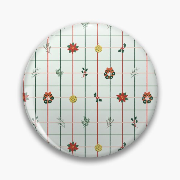 Item preview, Classic Christmas Tartan with motifs designed and sold by Anelisedesign.